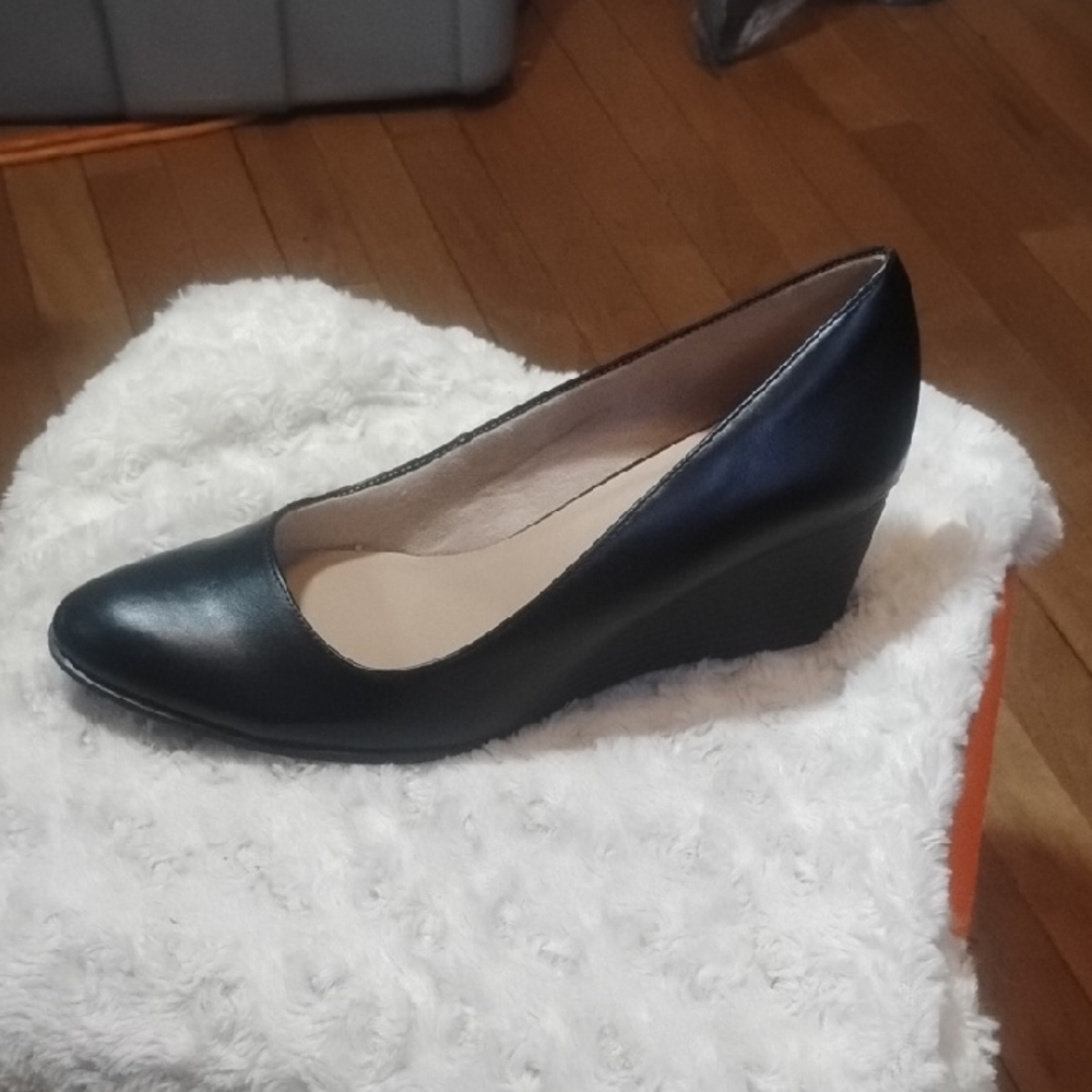Naturalizer SOUL Wedge Black Dress Shoes - Size 11